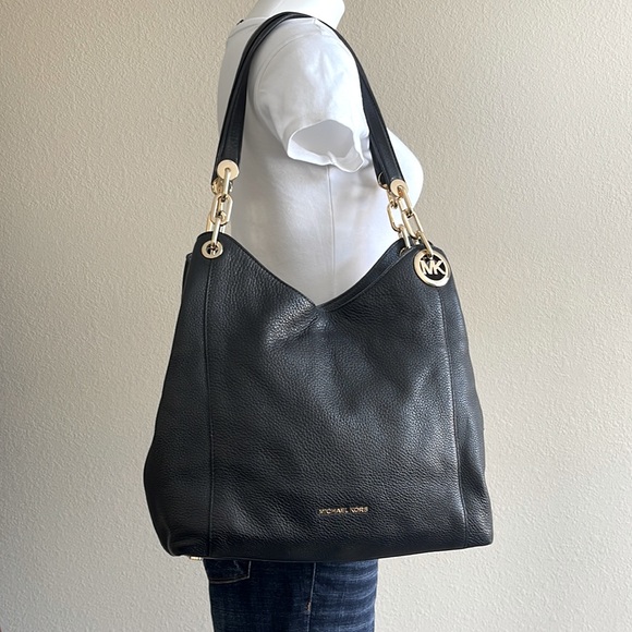 MICHAEL KORS Fulton Large Pebbled Leather Shoulder Bag - Picture 2 of 16